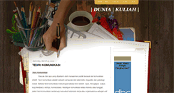 Desktop Screenshot of dunia-kuliah.blogspot.com