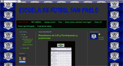 Desktop Screenshot of escuelitadefutbolsanpablo.blogspot.com