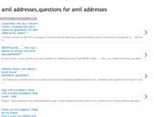 Tablet Screenshot of amiladdresses.blogspot.com