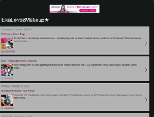 Tablet Screenshot of ekalovezmakeup.blogspot.com