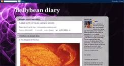 Desktop Screenshot of dellybeandiary.blogspot.com