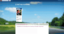 Desktop Screenshot of cynthiakarina1.blogspot.com