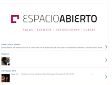 Tablet Screenshot of espacioabiertolaplata.blogspot.com