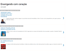 Tablet Screenshot of enxergandocomcoracao.blogspot.com