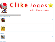 Tablet Screenshot of clikejogosonline.blogspot.com