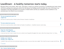 Tablet Screenshot of leandream.blogspot.com
