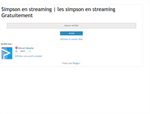 Tablet Screenshot of les-simpson-en-streaming.blogspot.com