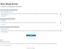 Tablet Screenshot of bluebloodseries.blogspot.com