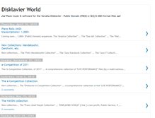Tablet Screenshot of disklavierworld.blogspot.com