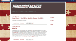 Desktop Screenshot of nintendofansusa.blogspot.com