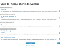 Tablet Screenshot of coursdephysiquechimieomisos.blogspot.com