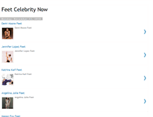 Tablet Screenshot of feetcelebritynow.blogspot.com