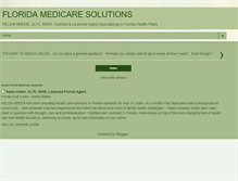 Tablet Screenshot of floridamedicaresolutions.blogspot.com