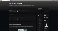 Desktop Screenshot of espacioperdido.blogspot.com