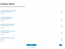 Tablet Screenshot of fashionroller.blogspot.com
