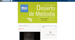 Desktop Screenshot of desiertodemediodia.blogspot.com