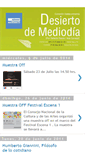 Mobile Screenshot of desiertodemediodia.blogspot.com