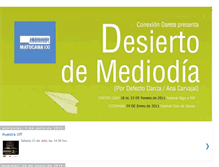 Tablet Screenshot of desiertodemediodia.blogspot.com