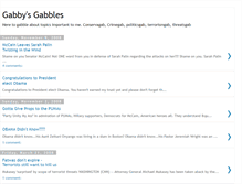 Tablet Screenshot of gabbysgabbles.blogspot.com