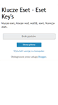 Mobile Screenshot of esetkeys.blogspot.com