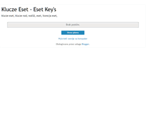 Tablet Screenshot of esetkeys.blogspot.com