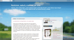 Desktop Screenshot of nutricioncelularysalud.blogspot.com