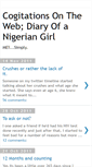 Mobile Screenshot of cogitations-on-the-web.blogspot.com