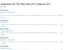 Tablet Screenshot of cogitations-on-the-web.blogspot.com