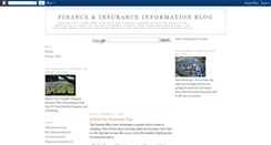 Desktop Screenshot of financeinsuranceinfo.blogspot.com