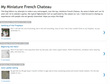 Tablet Screenshot of myminifrenchchateau.blogspot.com