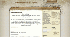 Desktop Screenshot of lestamponneesduscrap.blogspot.com