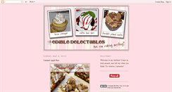 Desktop Screenshot of edibledelectables.blogspot.com