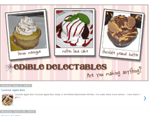 Tablet Screenshot of edibledelectables.blogspot.com