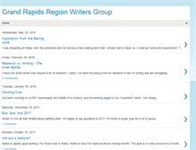Tablet Screenshot of grandrapidsregionwritersgroup.blogspot.com