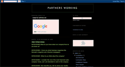 Desktop Screenshot of partnersworking.blogspot.com
