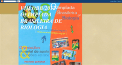 Desktop Screenshot of olimpiadabioprofmorais.blogspot.com