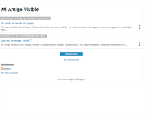 Tablet Screenshot of mi-amigo-visible.blogspot.com