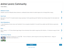 Tablet Screenshot of animeloverzcommunity.blogspot.com