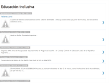 Tablet Screenshot of educacion-inclusiva.blogspot.com