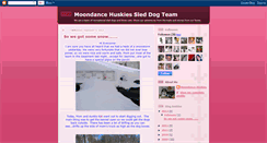 Desktop Screenshot of moondancehuskiessleddogteam.blogspot.com