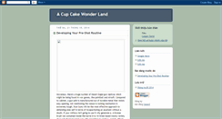 Desktop Screenshot of acupcakewonderland.blogspot.com