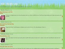 Tablet Screenshot of niftythriftylife.blogspot.com