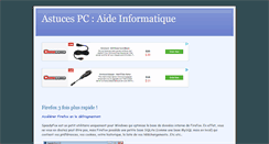 Desktop Screenshot of pc-astuces-pc.blogspot.com