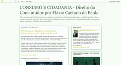 Desktop Screenshot of consumoecidadania.blogspot.com