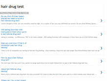 Tablet Screenshot of hair-drug-test.blogspot.com