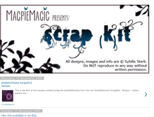 Tablet Screenshot of magpiemagicscrapit.blogspot.com
