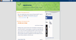 Desktop Screenshot of alguienomas.blogspot.com