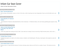 Tablet Screenshot of infantcarseat-covers.blogspot.com