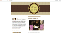 Desktop Screenshot of docedelira.blogspot.com