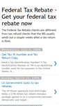Mobile Screenshot of federaltaxrebate.blogspot.com